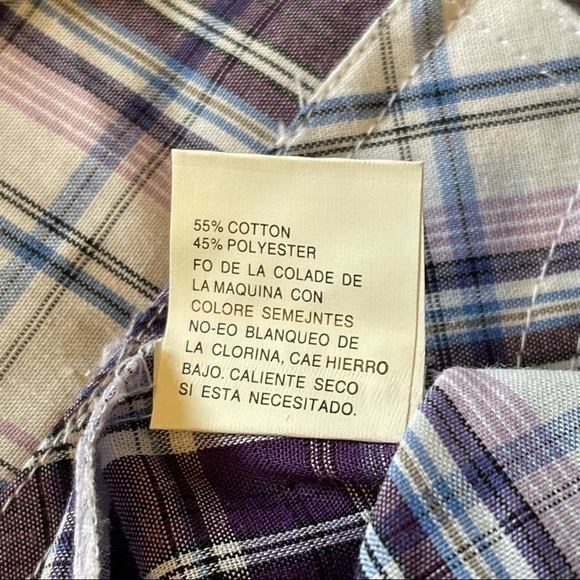 Ely Cattlemen plaid western Pearl button snap size XXL Cumberland outfitters - Picture 4 of 8